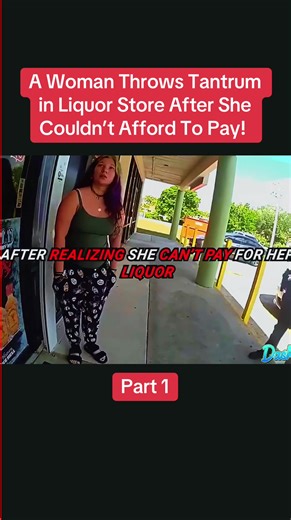 A Woman Throws Tantrum in Liquor Store After She Couldn’t Afford To Pay! #cop #police #trending #viral #foryou