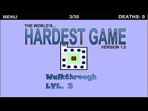 The World's Hardest Game - Walkthrough Level 3