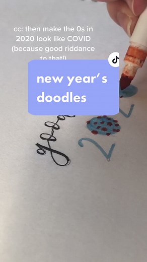 New Year's Doodles Tutorial: Firework Drawing and More!