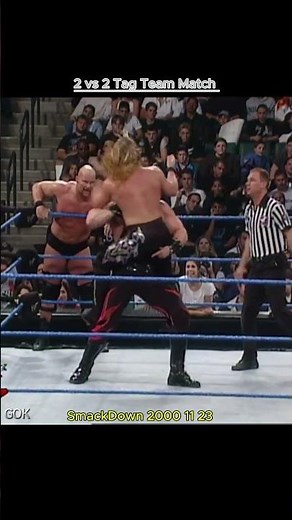 2 vs 2 Tag Team Match SmackDown 2000 11 23 #wwewrestler #wwe