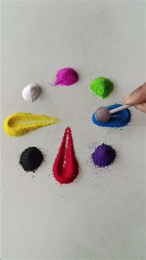 simple Rangoli, satisfying rangoli, Easy rangsatisfying #asmroli, Tricks and tips,ASMR#rangoli