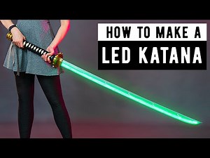 I built a LED KATANA in 7 days! ⚡