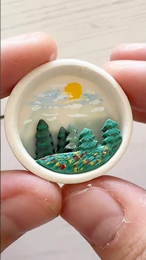 Polymer Clay Shadow Box ✨ Check out the full tutorial on our channel!