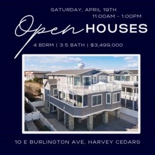 🏡 Open House Weekend on LBI! 🏖️ Come tour two stunning shore homes this Saturday (and one on Sunday too!) — the perfect time to start your summer dreams early. Whether you're looking for a peaceful retreat or a vibrant spot close to it all, these homes offer the best of Long Beach Island living. Don’t miss your chance to find your perfect shore escape! 🌊☀️ ⁠ 📍 10 E Burlington Ave, Harvey Cedars 🗓️ Saturday, April 19th 🕚 11 AM – 1 PM⁠ ⁠ 📍 420 Eighth St, Unit 8S, Beach Haven 🗓️ Saturday & 