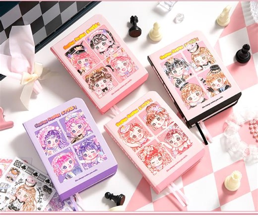 Notebooks Kawaii | Cute Diary Kids | A7 Hardcover Journal With Washi Stickers | Kawaii Stationary | Unique Gifts - Etsy Canada