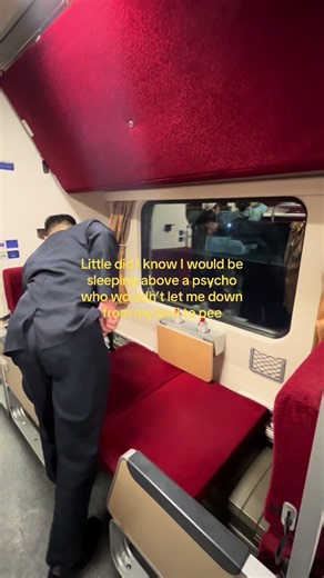Sleeper train of nightmares #sleepertrain #thailand #psycho #traveltok #nightmare