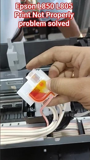 Epson L850 L805 Print Not Properly problem solved #epson #service #printersupportsoftware
