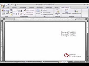 Microsoft Word Tutorial Deutsch Makros Symbolleisten