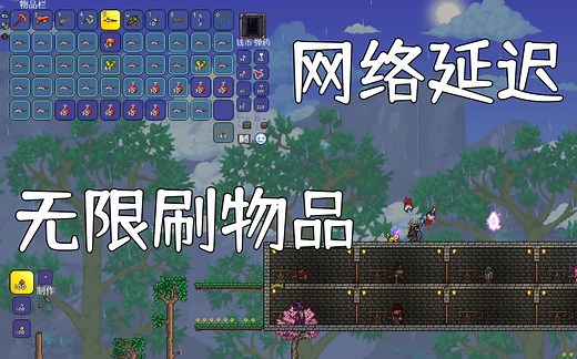 网络延迟引起的BUG【泰拉瑞亚/Terraria】