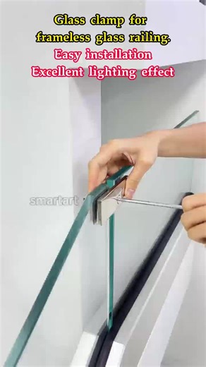 Enhance Your Glass Railing with Glass Clamps for Beautiful Lighting Effects