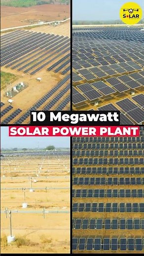 10 Megawatt Solar Power Plant | Tracking Systems for Solar Panels | Solar Trackers Efficiency