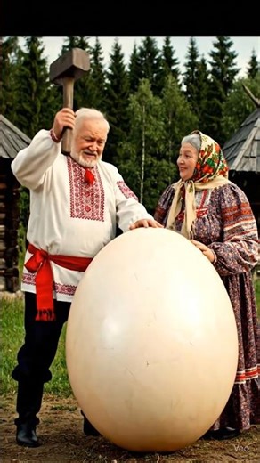 ШОК В ДЕРЕВНЕ! Дед с бабкой нашли ГИГАНТСКОЕ ЯЙЦО! Что внутри?