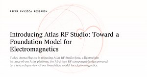 Introducing Atlas RF Studio: Toward a Foundation Model for Electromagnetics