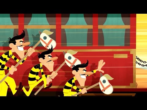 The Daltons 🌵 The Daltons take the train | in English HD