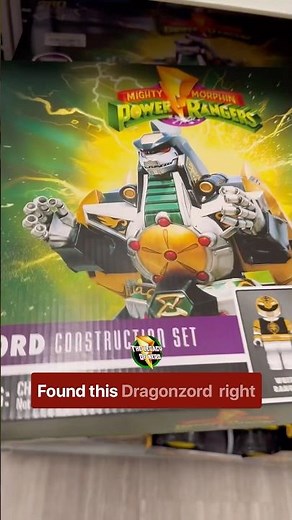 Mighty Morphin Power Rangers Dragonzord & Megazord Construction (LEGO like) sets at Burlington!