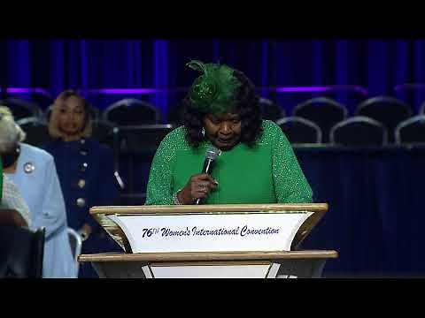 Wednesday Morning of the 76th Women's International Convention