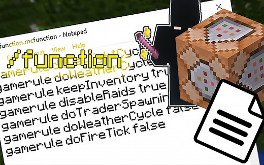 指令中的潜影盒！/function指令能够让你操控整个mc