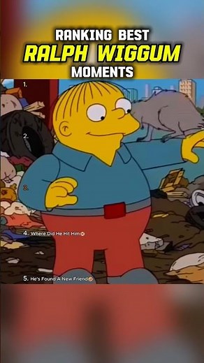Ralph Wiggum Best Moments 😭 #shorts