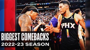 Biggest comebacks of 2022-23 regular season