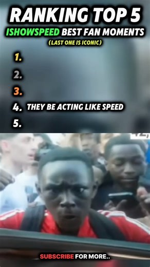 IShowSpeed’s Wildest Fan Moments Ranked 😱🔥