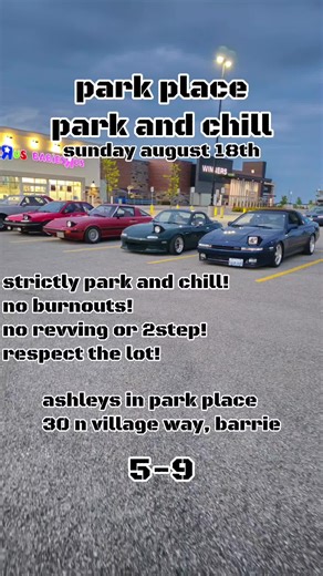Car Show and Meet in Barrie - August 18th