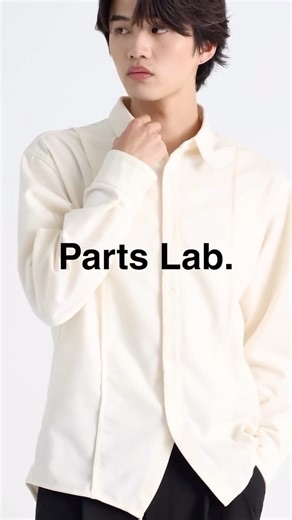 Parts Lab. on Instagram: "Next. Basic Regular Color Shirt COLOR : OFF-WHITE・GRAY SIZE : S / M / L ￥5,940 1/29 12:30〜"