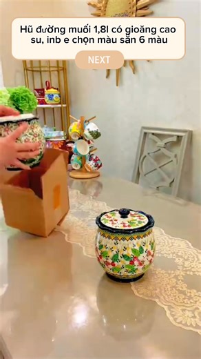 Hũ đựng đường muối, chè, cafe mứt kẹo | QueenHome Decor