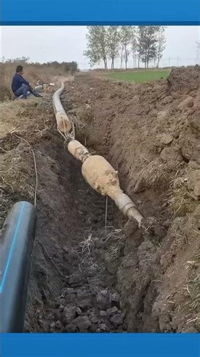 Drilling Underground Soil with a Powerful Horizontal Boring Machine #construction #engineering