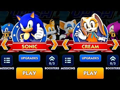 Sonic Dash SONIC VS CREAM Android iPad iOS Gameplay HD
