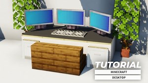 【マインクラフト】MODなし！ゲーミングパソコンの作り方(家具) – YouTubeマインクラフト情報局