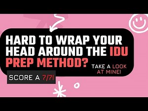 Walkthrough of my IB MYP IDU Preparation Technique