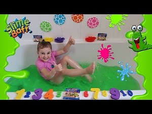 SLIME BAFF with surprise Sweets Learning Numbers Educational Fun