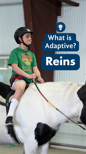 25 reactions | Our equestrian program is a great example of how we can adapt standard equipment—“adaptive” applies to a problem-solving mindset as much as it does to specialized equipment! Video description: Participants on horseback riding lessons in our indoor arena using different types of reins. #whatisadaptive #adaptivenation #adaptivesports #adaptiveequipment #equestrian #parkcity #inclusivity #disability | National Ability Center | Facebook