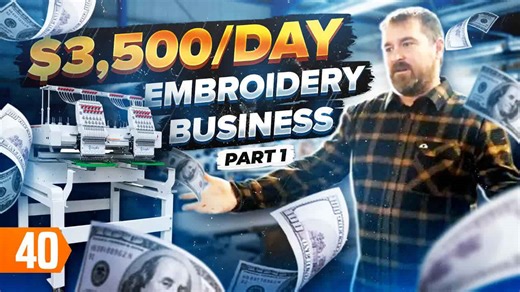 How to start screen printing and embroidery business with a $3,500/day revenue (pt. 1)