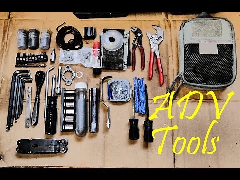 ADV KLR 650 Tool Kit for Adventure motorcycling Part 1