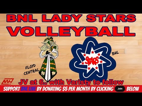 BNL LIVE: BNL LADY STARS VOLLEYBALL vs FLOYD CENTRAL