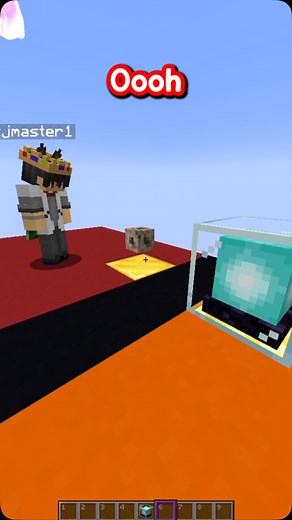 Minecraft block telepathy! - - #minecraft #minecraftmemes #speedrun #gaming #reels #fyp #foryou | Elementlivee