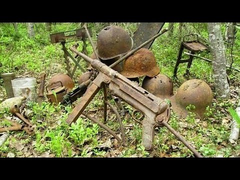 WWII guns found near German bunker WW2 Metal Detecting
