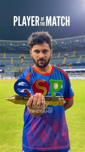 First Match in Blue & Gold ✅POTM performance ✅#MumbaiIndians #OneFamily #TATAIPL