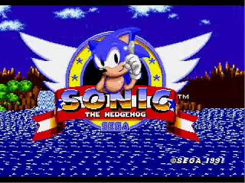 Sonic 1 Title Screen (Emulated by The Ultimate Megadrive Soundfont)