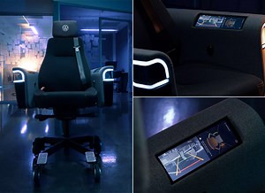Volkswagen Norway Creates Electric Motorized Office Chair, Complete with Touchscreen Music Player