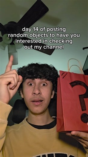 day 14 of posting random objects to have you interested in checking out my channel