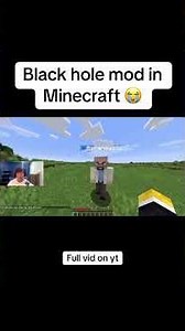 The black hole mod was so crazy😭