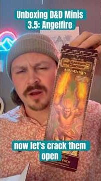 Unboxing D&D Minis: 3.5 Angelfire #dungeonsanddragons #dnd #roleplayinggame #ttrpg #gaming
