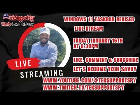 Windows 11 Taskbar Revised (Beginner Friendly)