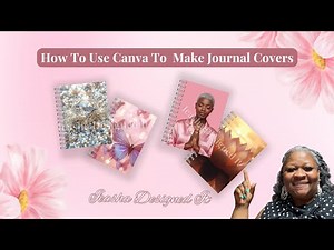 How To Design Journal Covers In Canva For Beginners | Canva #notebookcoverdesign