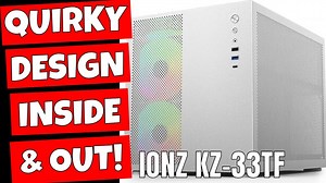 MAD New Design IONZ KZ 33TF ITX MATX Aluminium Cube PC Gaming Case Unboxing