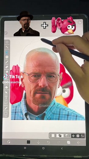 Walter White Meets Angry Birds: A Creative Crossover