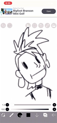 10 second artist challenge. [I tried to draw Karma in 10 seconds.] #artchallenge #Karma