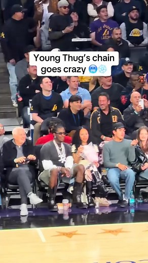 Young Thug courtside for Bron’s season debut 🔥 #NBA #basketball #lebron #youngthug #mariahthescienti | Bleacherreport Fan's